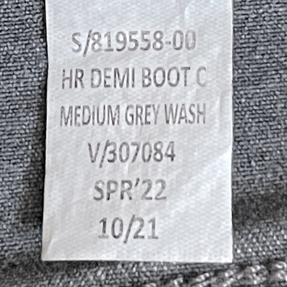 Banana Republic Factory Gray Demi Cropped Bootcut Jeans Size 18 NWT - Picture 11 of 11